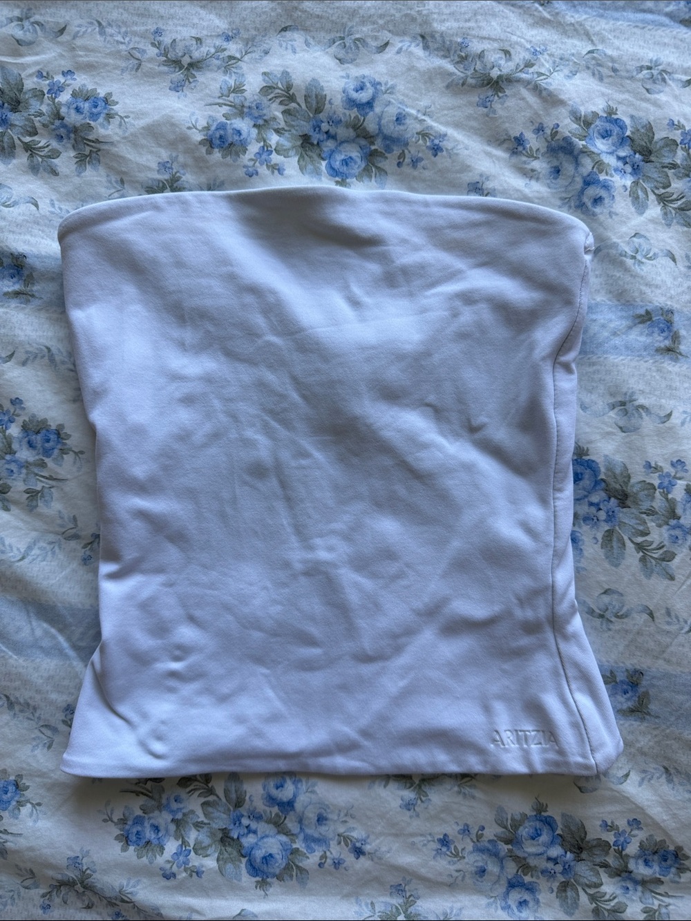 Aritzia white Strapless Tube Top
